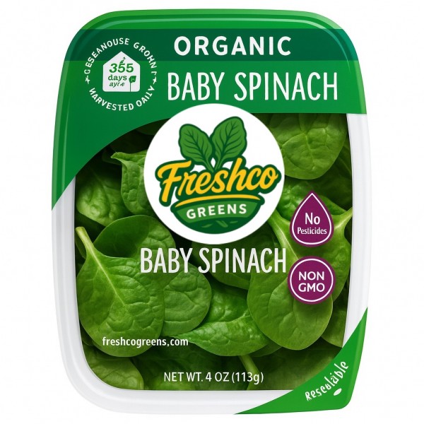 ORGANIC BABY SPINACH
