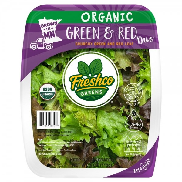 ORGANIC GREEN and RED